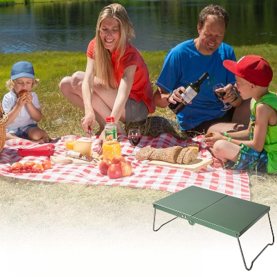 Table Camping - PicnicFold - Vert | Table Camping - PicnicFold - Vert | Table camping PicnicFold Vert | Table pliante portable camping | Table camping compacte | Table pliante extérieure | Table camping pratique | Table PicnicFold légère