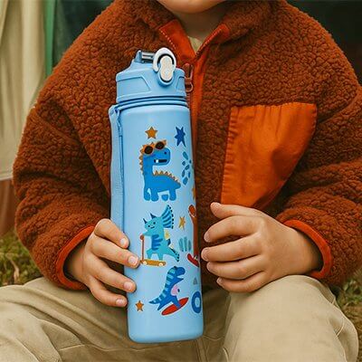 Gourde enfant Sans BPA Étanche | Gourde enfant Sans BPA Étanche | Gourde enfant étanche | Gourde enfant réutilisable | Gourde enfant légère | Gourde école sans BPA | Gourde enfant pratique