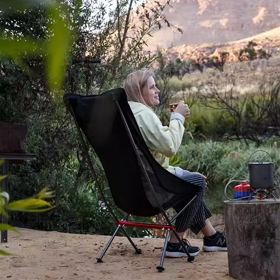 Chaise de camping ultra-légère Confort Aventure | Chaise de camping ultra-légère Confort Aventure | Chaise camping légère | Chaise pliante confortable | Chaise camping portable | Chaise compacte outdoor | Chaise confort aventure