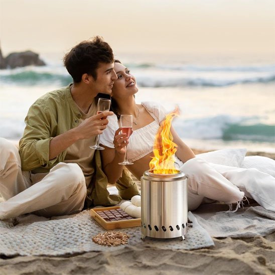 Réchaud Portatif Inox Compact Gourmet | Réchaud Portatif Inox Compact Gourmet | Réchaud portable inox | Réchaud compact camping | Réchaud inox léger | Réchaud portable pratique | Réchaud camping gourmet