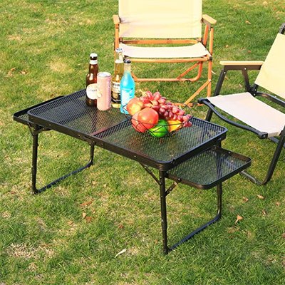 Table de camping pliable ultra-légère | Ajustable