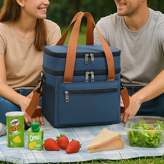 Sac isotherme | Bicolore Double Niveau