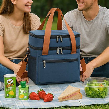 Sac isotherme | Bicolore Double Niveau