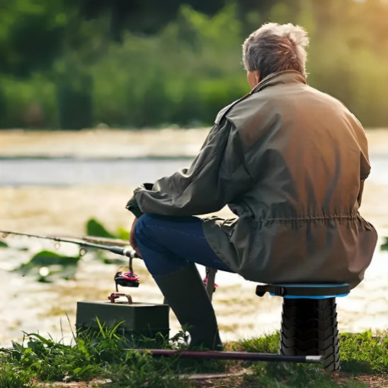 Tabouret pliable télescopique ultra-léger | OutdoorEasy