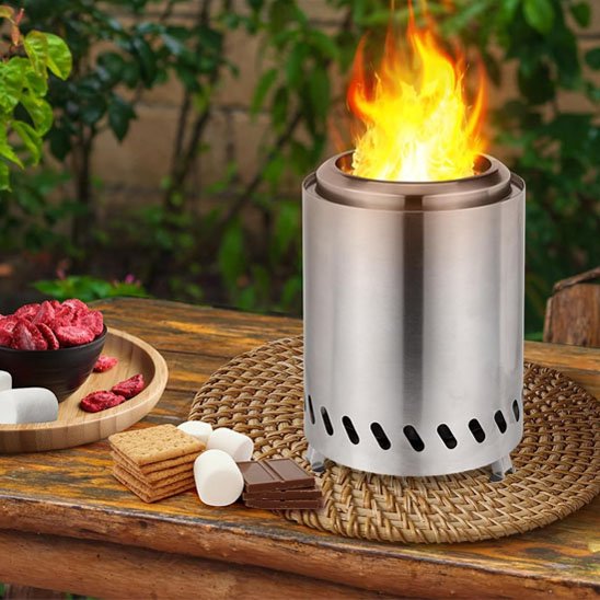 Réchaud Portatif Inox | Compact Gourmet