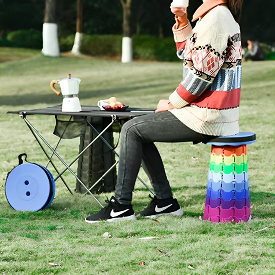 Tabouret pliable télescopique ultra-léger | OutdoorEasy