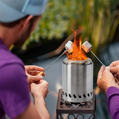 Réchaud Portatif Inox | Compact Gourmet