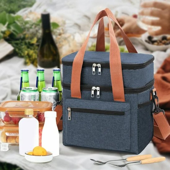 Sac isotherme | Bicolore Double Niveau