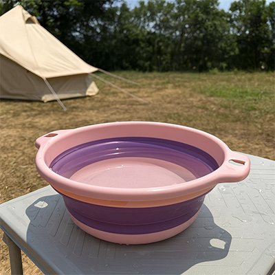 Bassine pliable | Gain de place